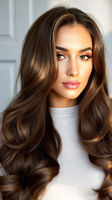 Waves of Glamour: Diary of a Blowout Adventure - brown blowout hair