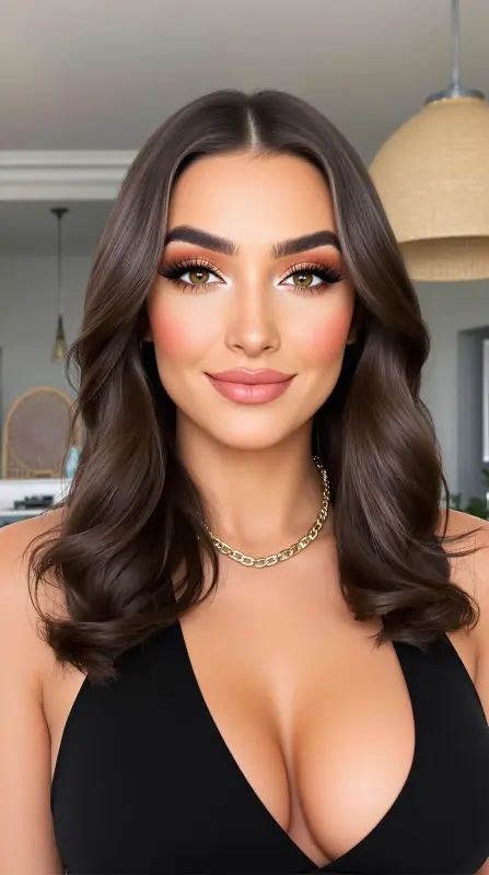 Unveil Your Inner Diva with Irresistible Waves - brown blowout hair