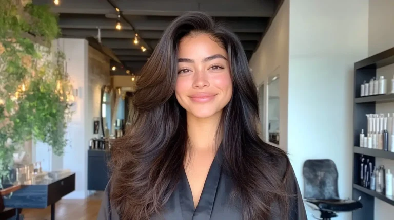 brown blowout hair 3