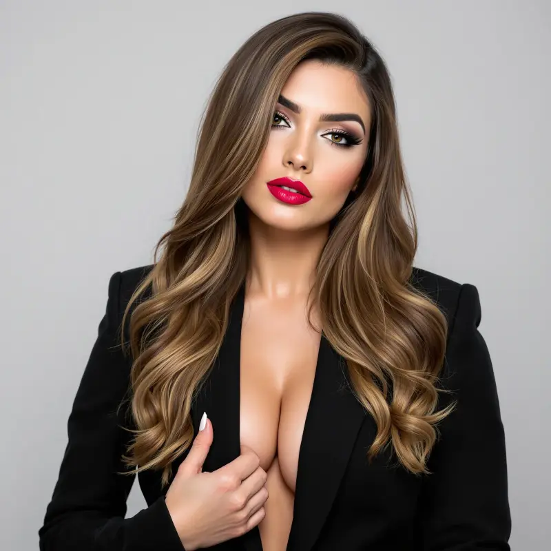 Luxurious Locks: Unveiling Timeless Charm - old money brown hair