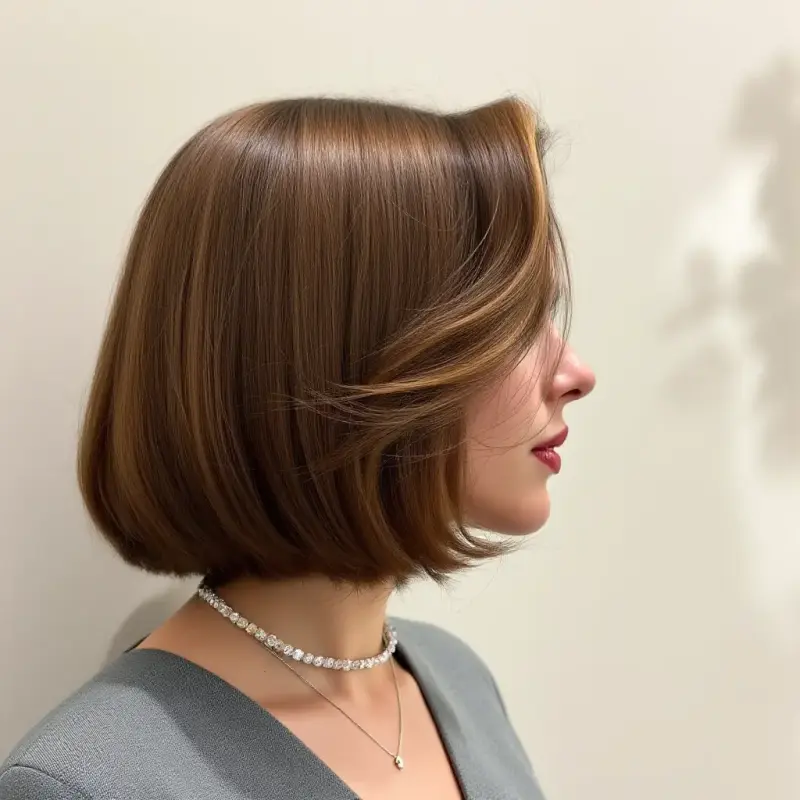 The Effortlessly Chic "Old Money Bob" - old money hair brunette