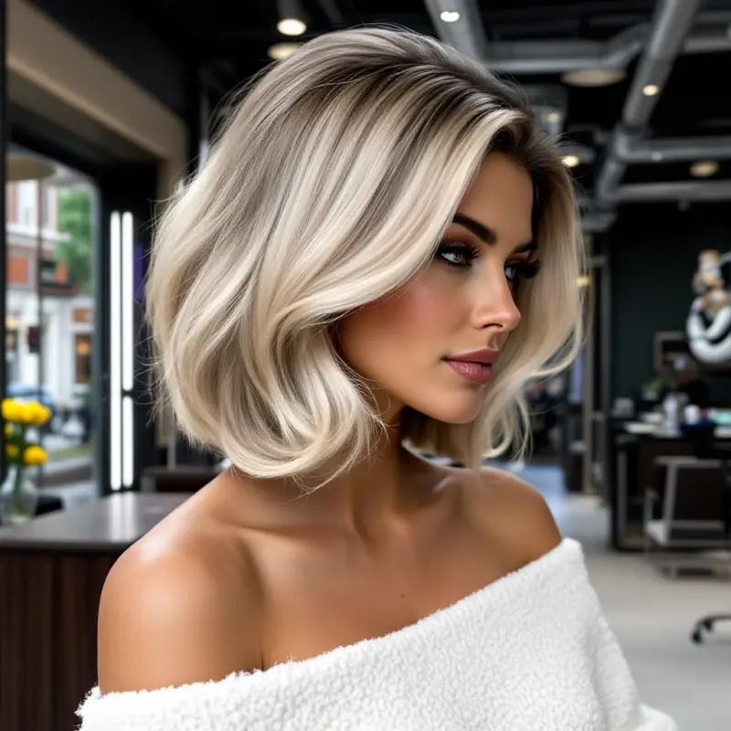 Chic Allure: The Luxe Bob Redefined - old money hair women