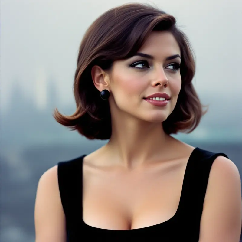 Whisper of Wealth: The Classic Bob Reimagined - old money hair women