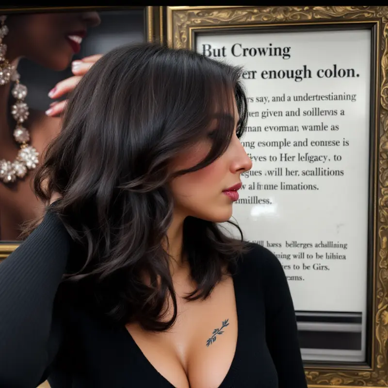 Luxurious Waves: A Dance of Elegance - old money hair women