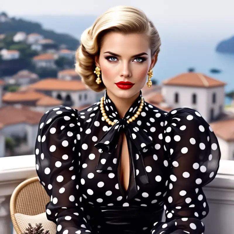 Timeless Allure: A Glamorous Ode to Yesteryears - old money hair women