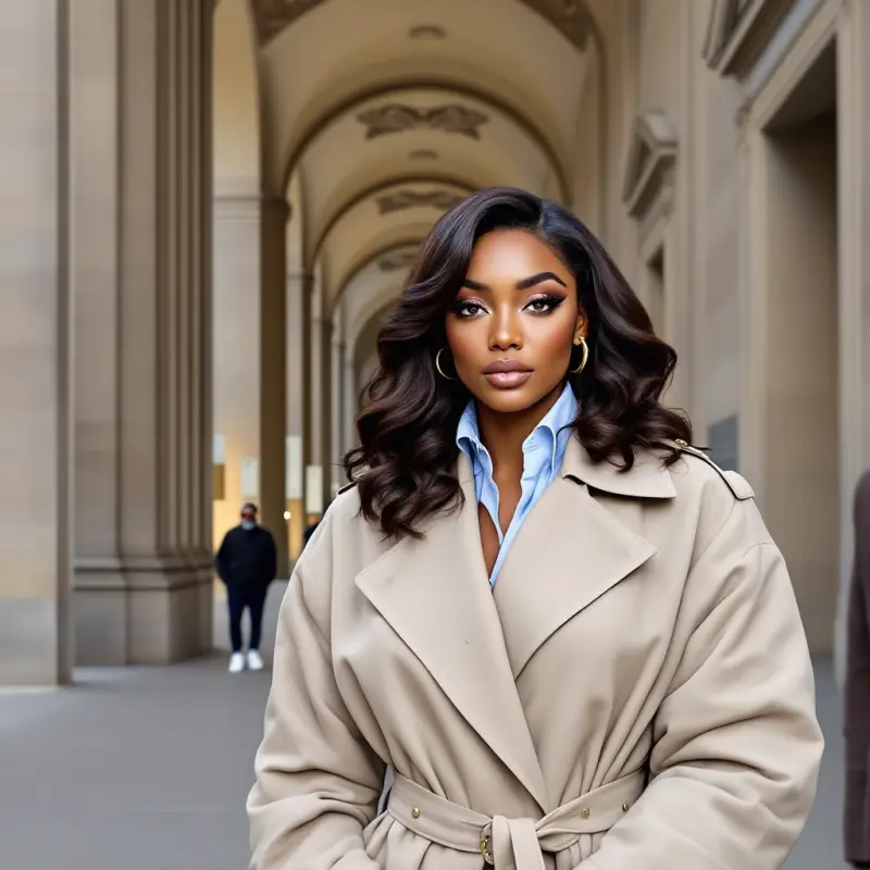 Enchanting Elegance: Curly Classics Reimagined - old money hair women