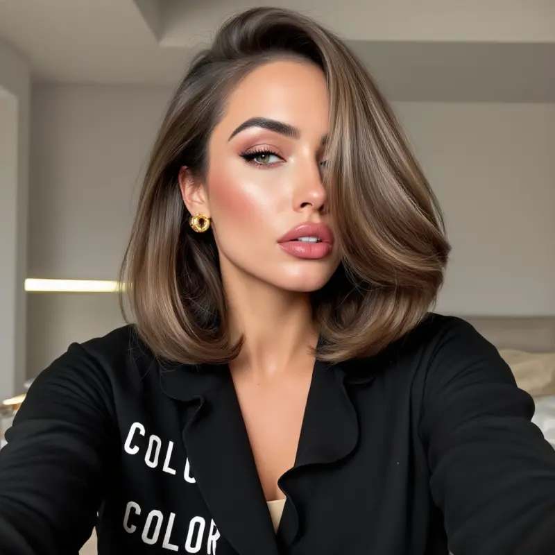 Classic Luxe: The Effortless Glam Bob - old money short hair