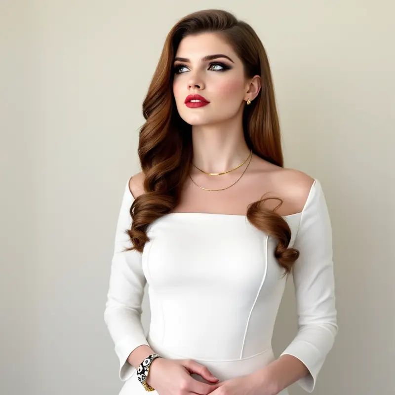 Sophisticated Waves of Heritage - old money style hair