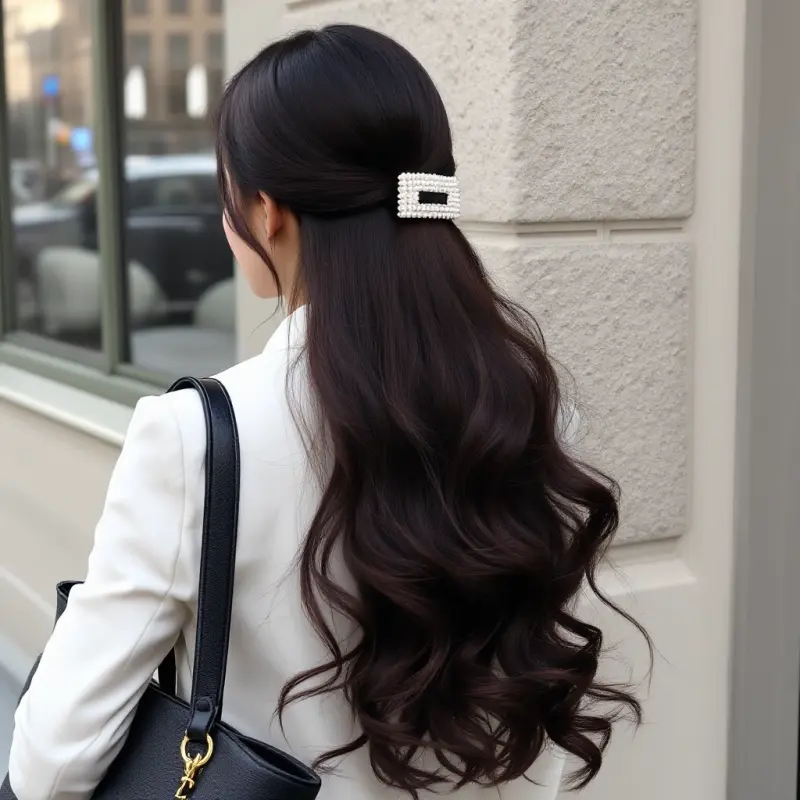 Waves of Opulence: Crafting an Iconic Look - old money style hair