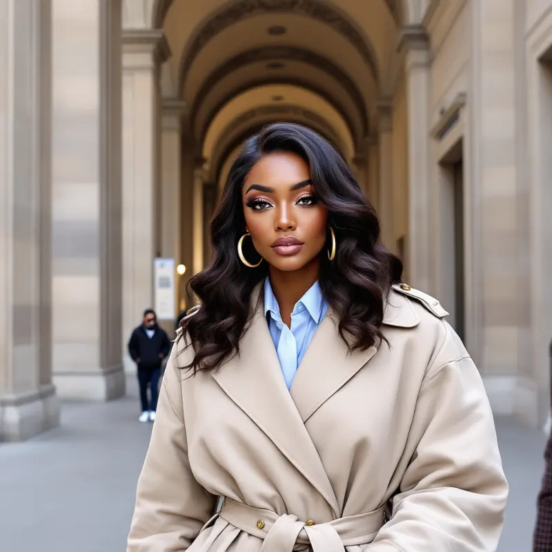 Rhythms of Regal Waves - old money style hair