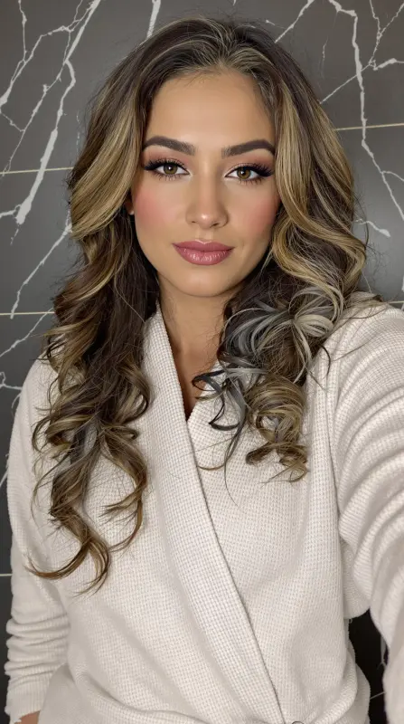 Unleash Your Inner Diva with Glamorous Curl Magic - volumous blowout hair