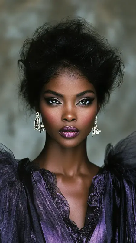Glamorous Night Sky: The Ultimate 80s Prom Hair - 80s Prom Hair