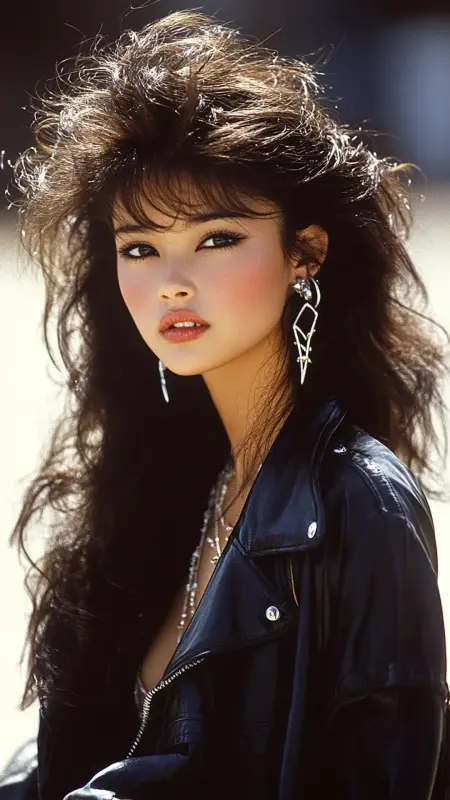 Dazzling Disco Waves: The Ultimate 80s Revival - 80s Prom Hair