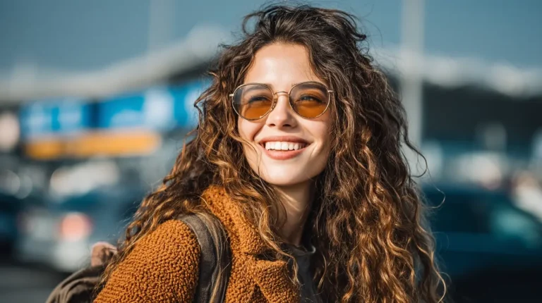 Airport Hairstyles for Curly Hair 3