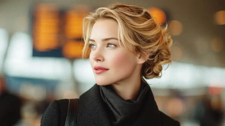 Airport Hairstyles for Short Hair 3