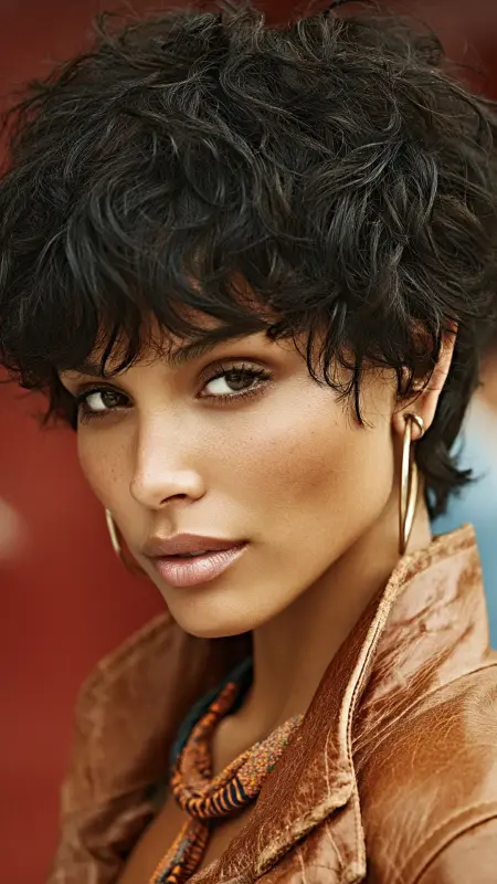 Airy Shag with Permed Ends - Digital Perm