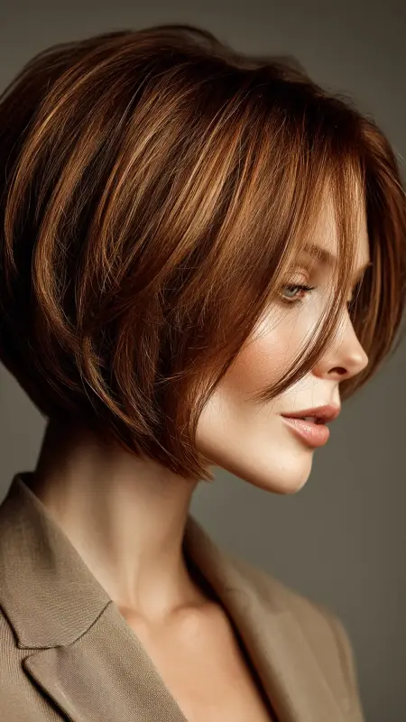 Angled Feathered Bob - Feathered Bob Hairstyles