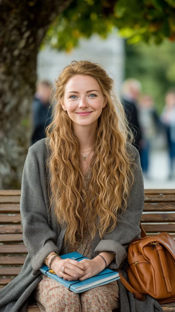 Ash Brown Shadow Root Waves – Hair color for college students – HappyHairy