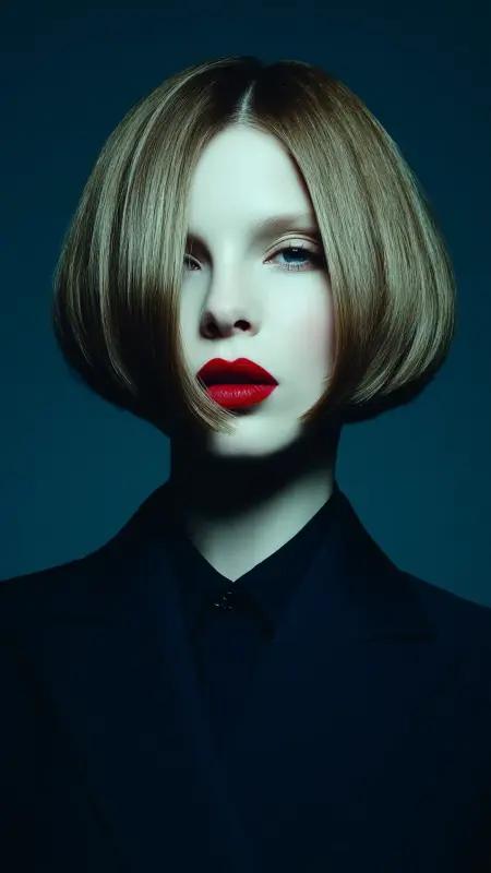 Asymmetrical Inverted Bob with Long Front - Inverted Bob Haircuts For Fine Hair