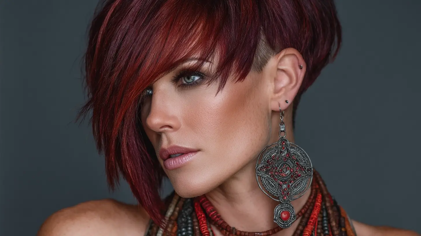 Asymmetrical hair 1