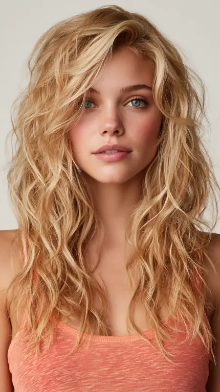 Beachy Butterfly Layers with Soft Waves - Butterfly Layers