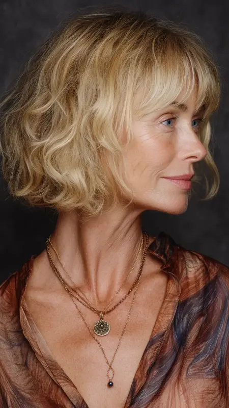 Bob with Face-Framing Fringe - bob hair styles for women over 50