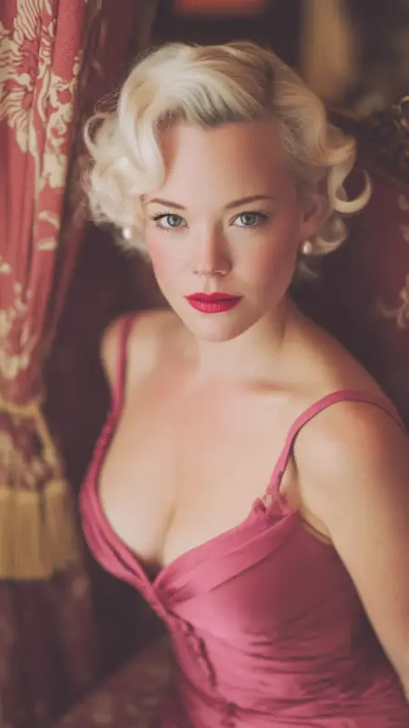 Bob with Soft Marcel Waves - Retro bob hairstyles