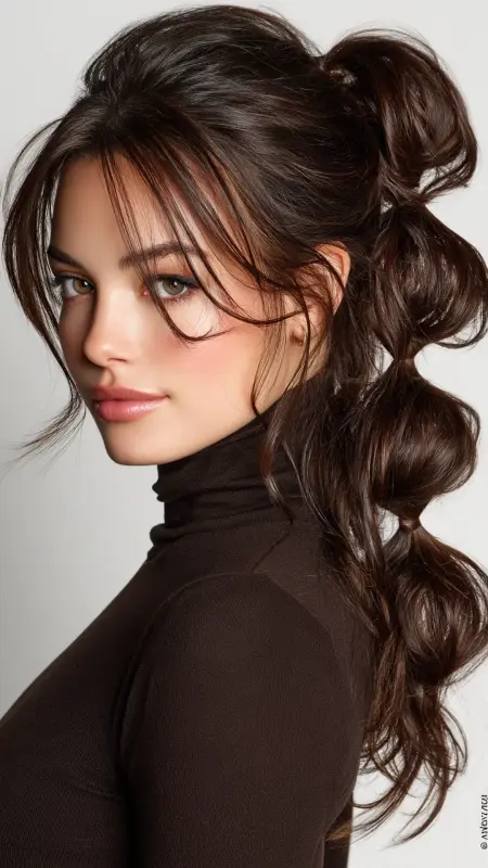 Bubble Ponytail - Y2k haircuts
