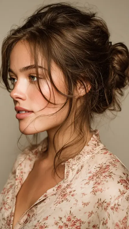 Butterfly Layers with Messy Bun - Butterfly Layers