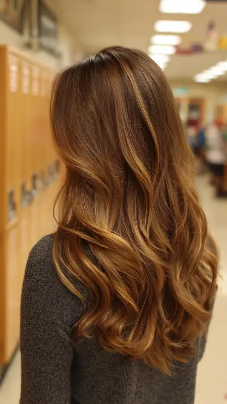 Caramel Balayage Layers - Low maintenance hair color