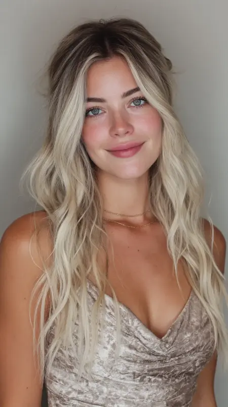 Champagne Blonde Elegance - Classy hair color ideas