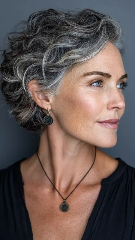 Chic S-Wave Bob - Hair color ideas for women over 50