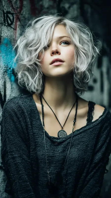 Choppy Pixie with Wispy Bangs -  Youthful haircuts 