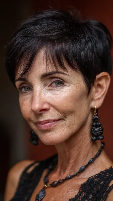 Classic Boyish Pixie - Pixie hairstyles for older women over 60