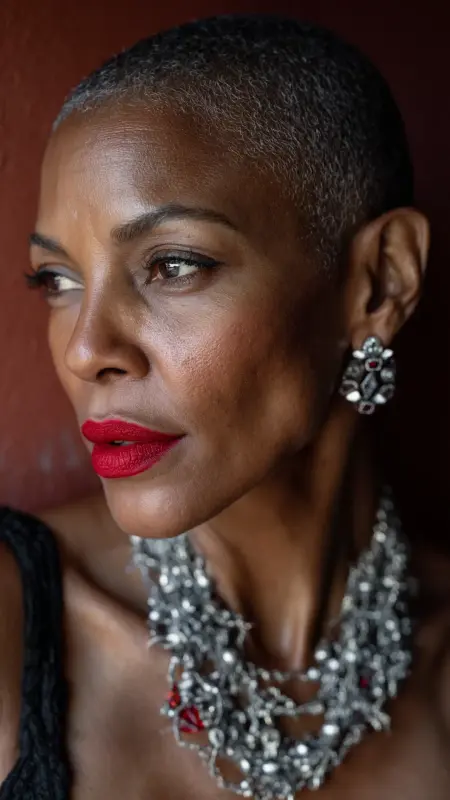 Classic Boyish Pixie - Short Haircuts For Black Women Over 50
