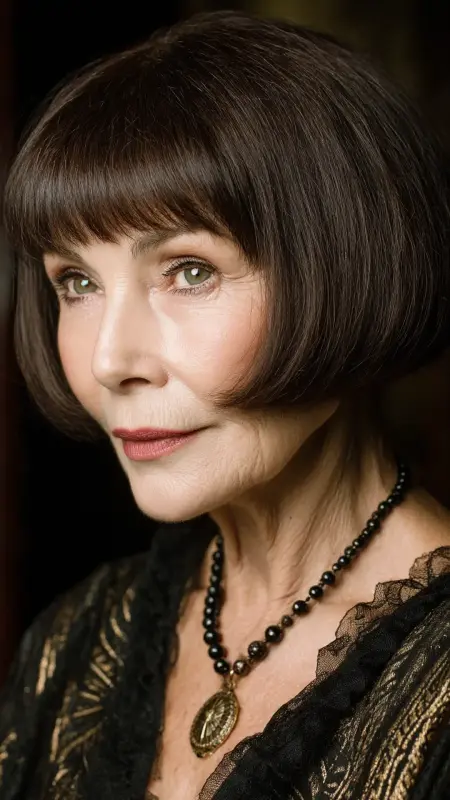 Classic French Bob - Sassy hair older women