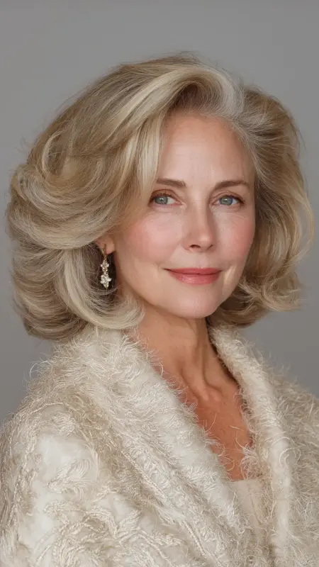 Classic Pixie with Layered Bangs - Shaggy Hairstyles For Women Over 50
