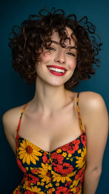 Curly Retro Bob - Retro bob hairstyles