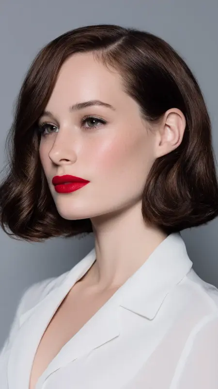 Curved Glass Bob - Glass Hair