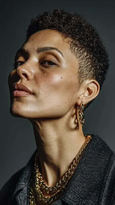 Effortless Edges: The Spirited Curly Cut - Dyke Hair