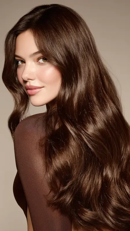 Espresso Brunette Luxe - Classy hair color ideas