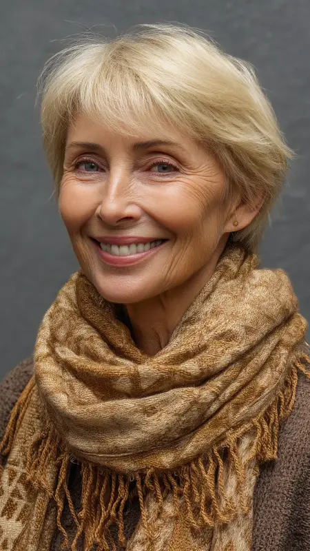 Flipped Ends Pixie - Pixie Cut Hairstyles For Older Women