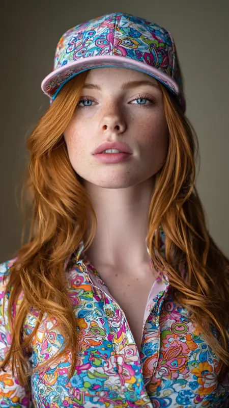 Flipped Ends  Trucker Hat -  Trucker Hat Hairstyles 