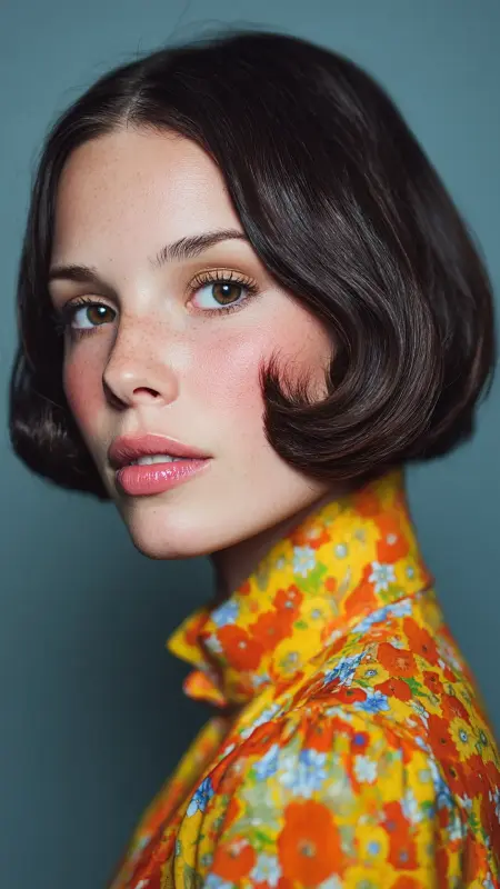 Flipped-Out Retro Bob - Retro bob hairstyles