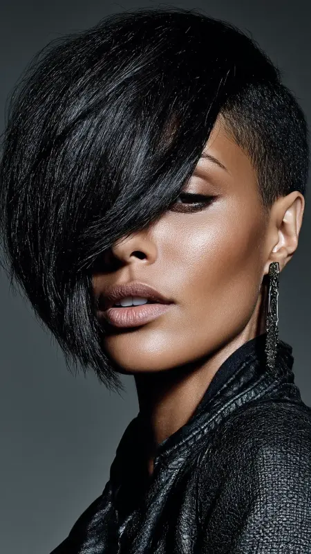 Graduated Inverted Bob with Razor-Cut Edges - Inverted Bob Haircuts For Fine Hair