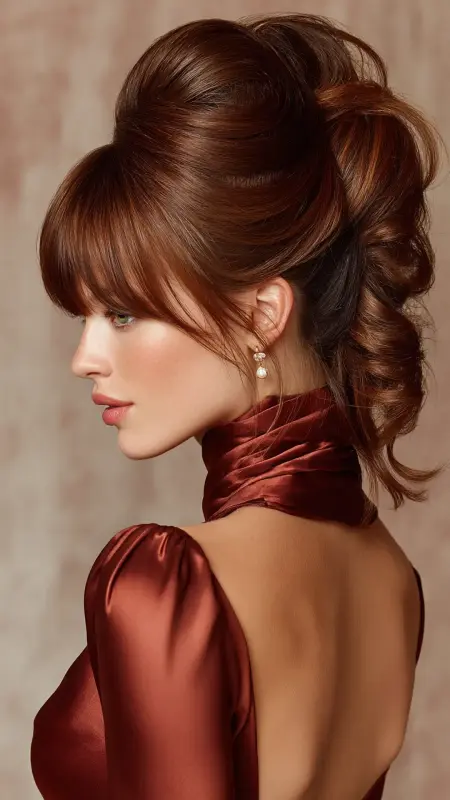 Half-Up Bouffant - hair styles for women over 40