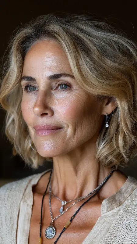Inverted Bob with Soft Highlights - bob hair styles for women over 50