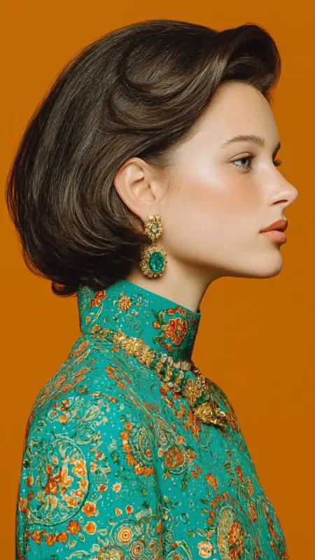 Inverted Bob with Voluminous Crown - Inverted Bob Haircuts For Fine Hair