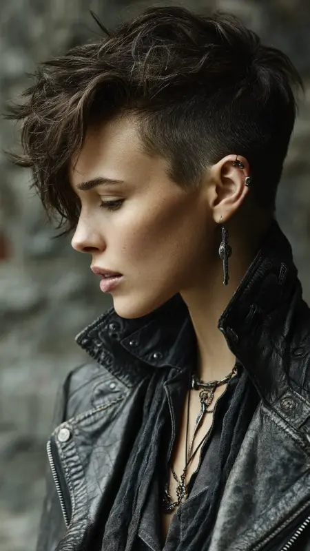 Layered Hush Cut with Hidden Undercut - Hush cut