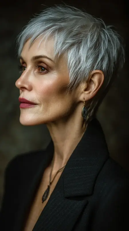 Layered Pixie Cut - Short Layered Hairstyles For Older Women